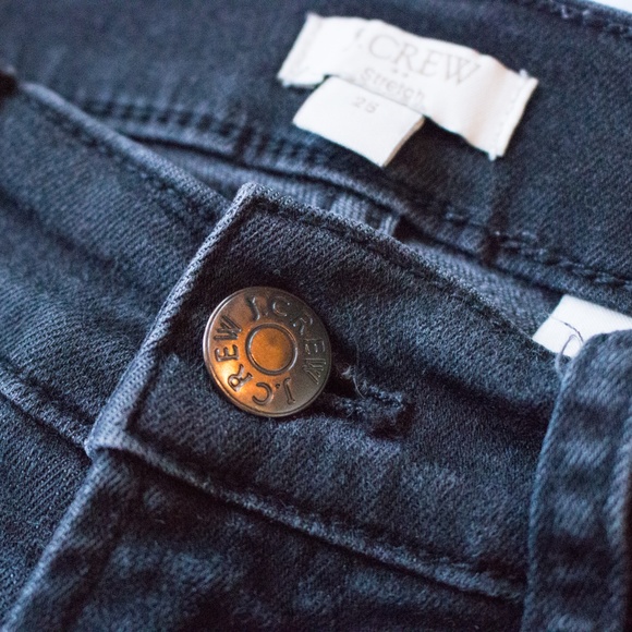 J. Crew | Stretch Black High Waisted Skinny Jeans - Picture 3 of 4